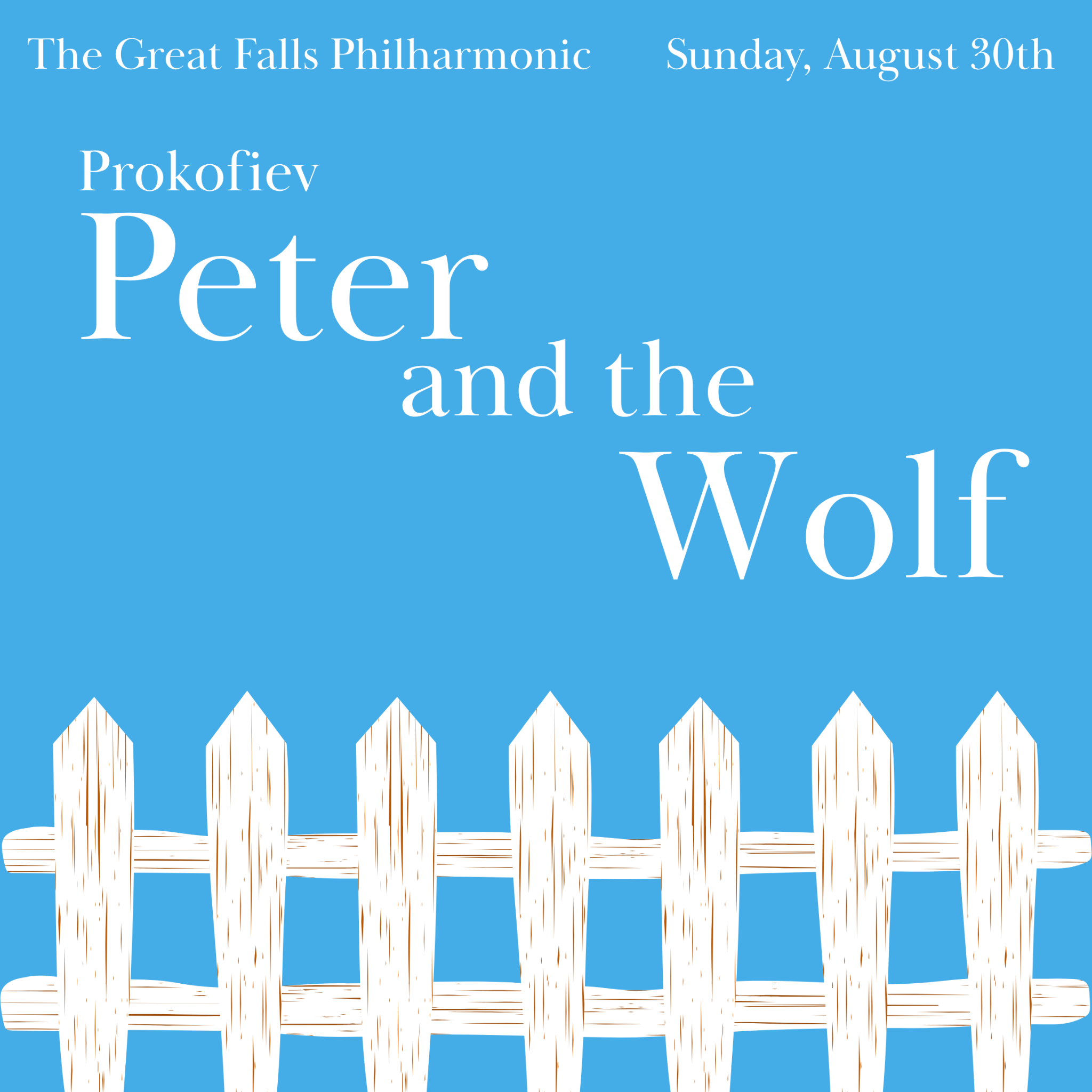 Peter and the Wolf concert artwork