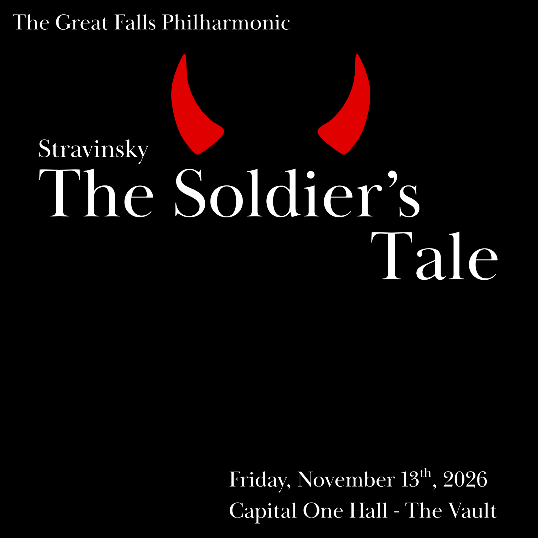 The Soldier's Tale concert artwork